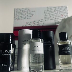 Dior EDP set of 3 SAUVAGE/LUCKY/LUCKY(esprit de parfum)